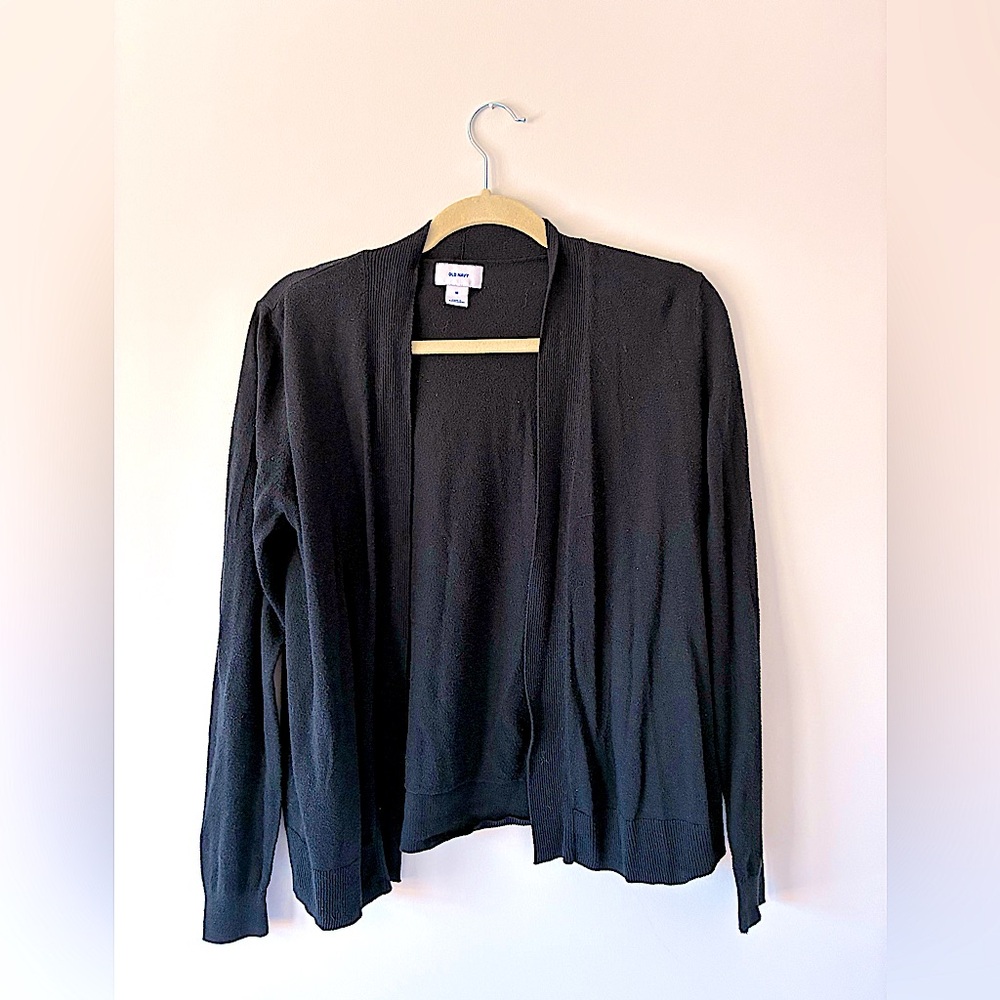 🖤 Old Navy Black Open Front Cardigan (Size M)